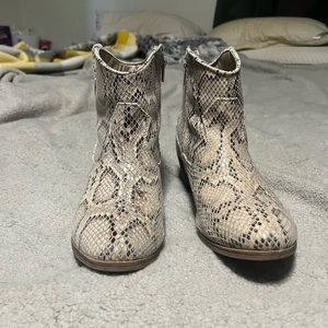 Snake skin boots!
